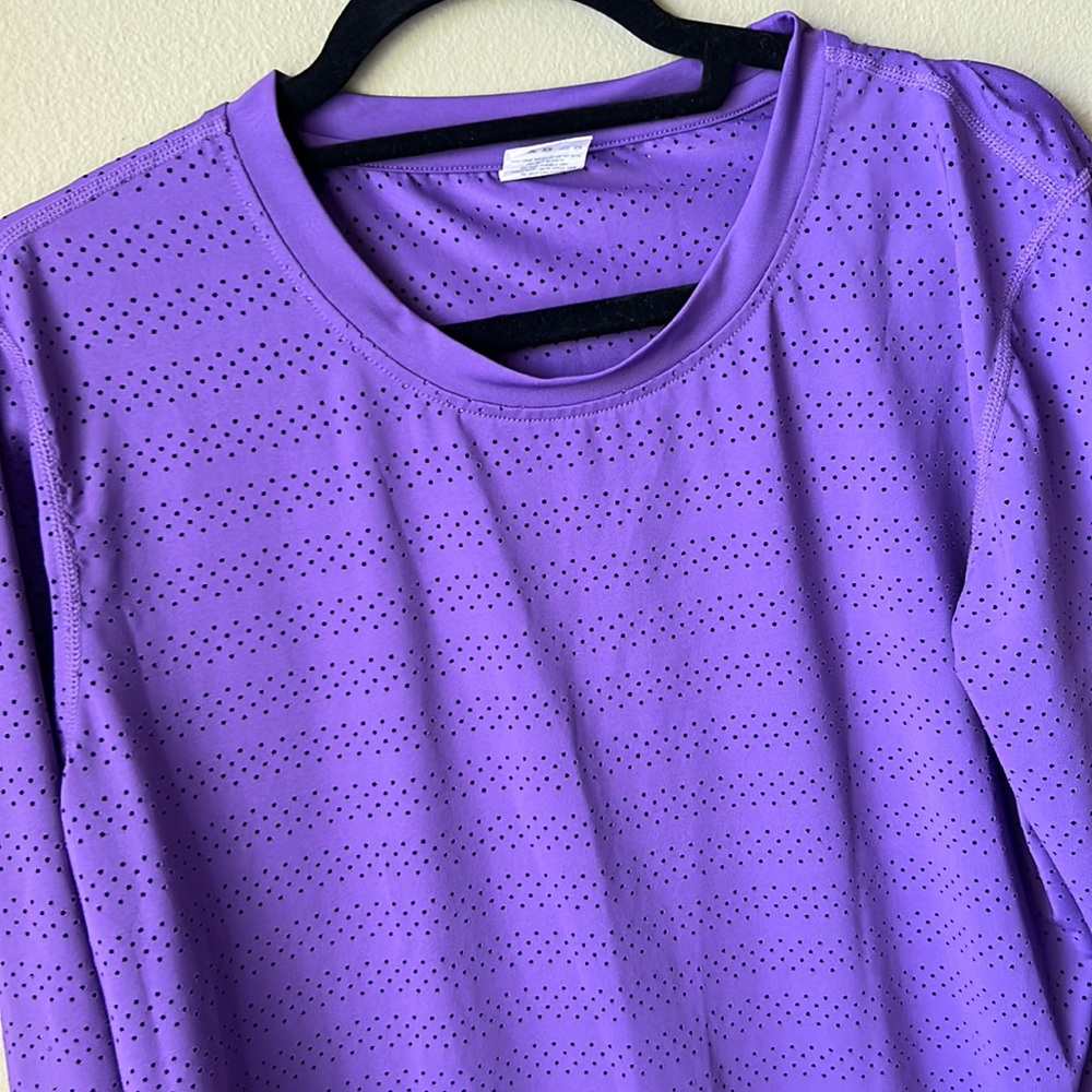 Zyia purple  chill long sleeve Xxl
